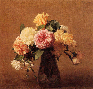 Roses - Henri Fantin-Latour