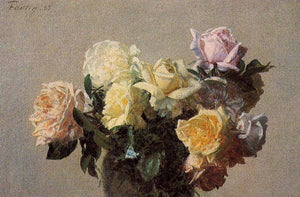 Roses - Henri Fantin-Latour