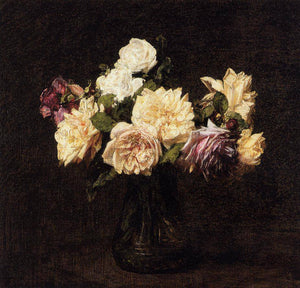 Roses - Henri Fantin-Latour