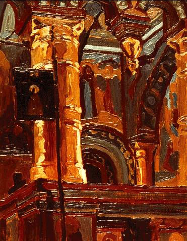 Rostov Veliky. Interior of church of Savior. - Nicholas Roerich