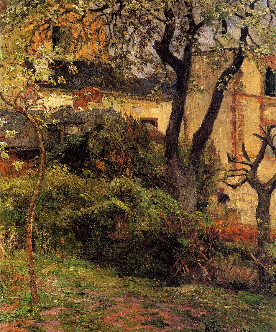 Rouen at spring - Paul Gauguin