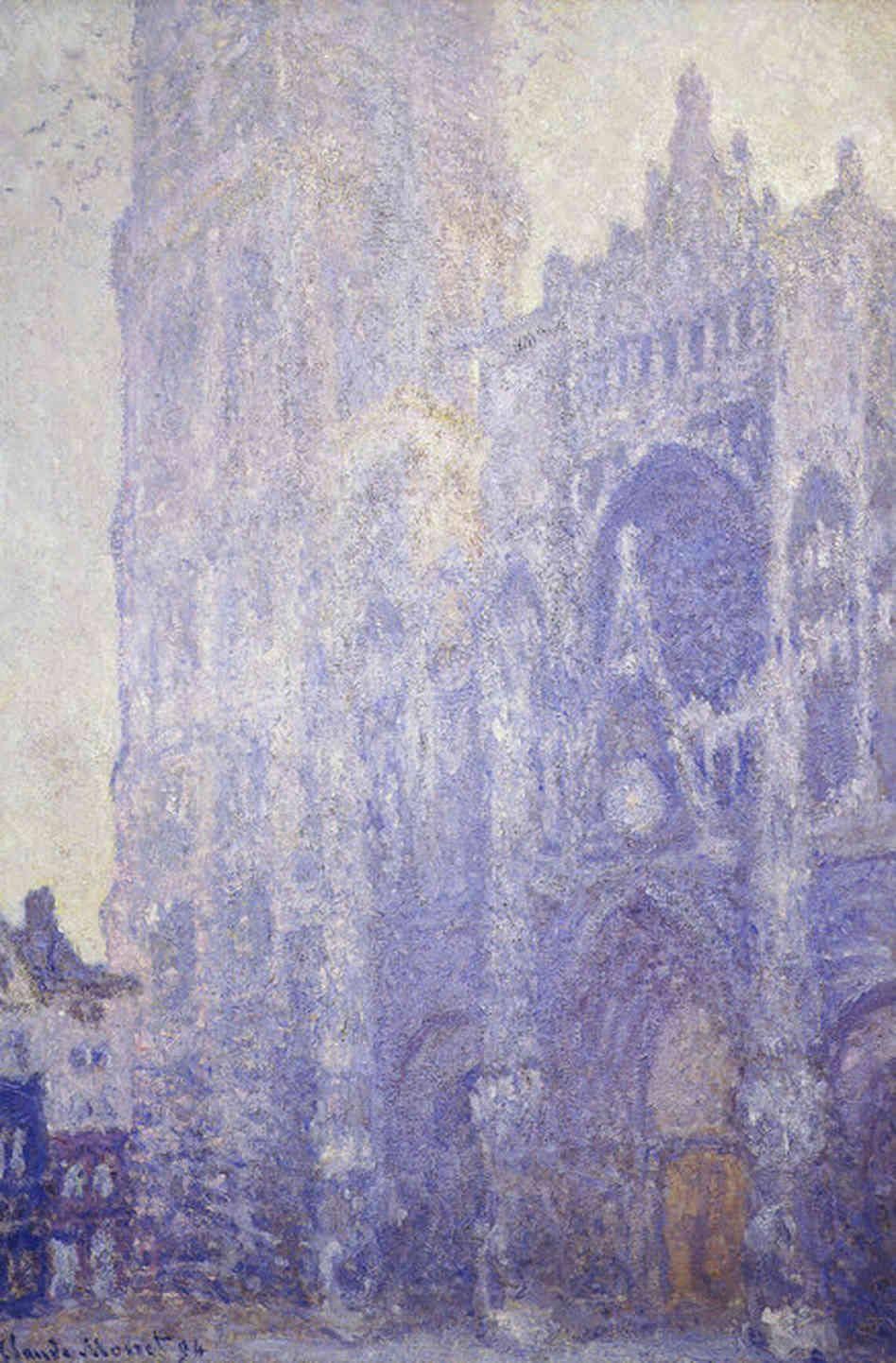 Rouen Cathedral; Morning - White harmony