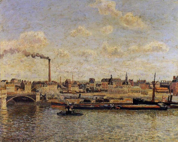 Rouen, Saint Sever, Afternoon - Camille Pissarro