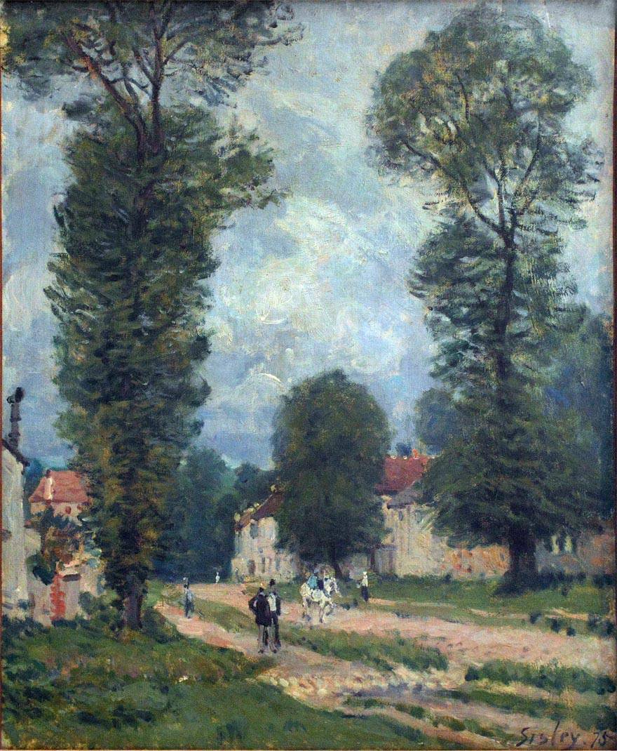 Route to Versailles - Alfred Sisley