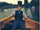 Rower in a Top Hat in home office