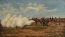 Royal Horse Artillery by Aloysius O'Kelly — hand-painted landscape oil painting reproduction on canvas