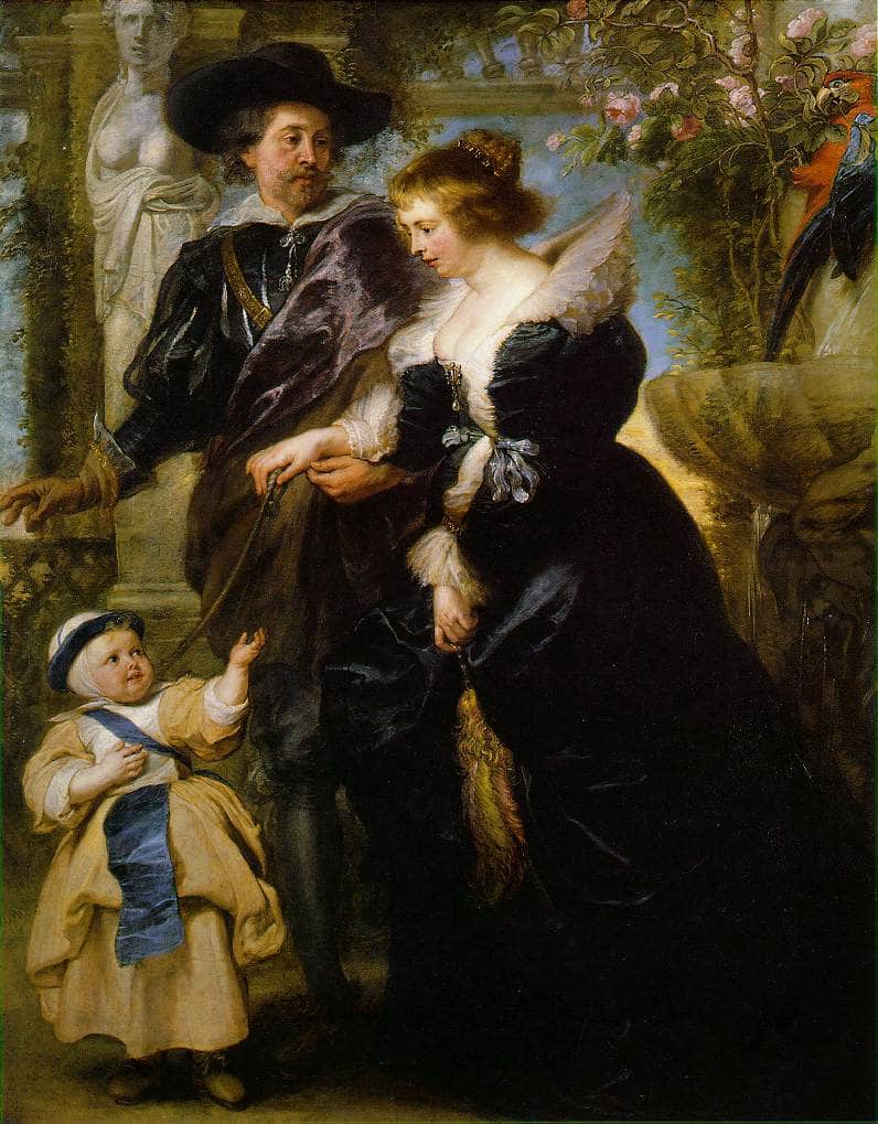 Rubens, his wife Helena Fourment, and their son Peter Paul - Peter Paul Rubens