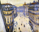 Rue Halevy, Seen from the Sixth Floor by Gustave Caillebotte — city oil painting wall art, Impressionism