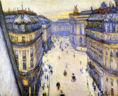 Rue Halevy, Seen from the Sixth Floor in modern living room