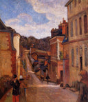 Rue Jouvenet, Rouen by Paul Gauguin — hand-painted botanical oil painting reproduction on canvas
