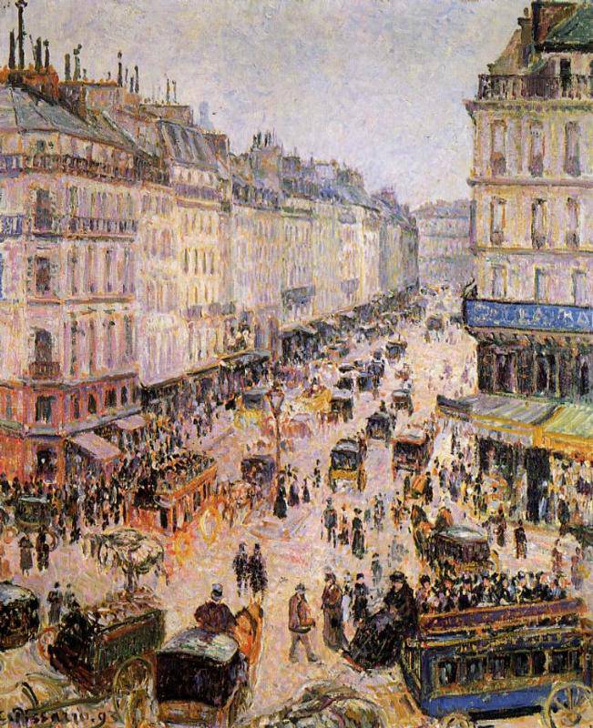 Rue Saint Lazare - Camille Pissarro