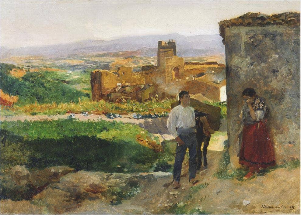 Ruins of Bunol by Joaquín Sorolla — hand-painted cultural oil painting reproduction on canvas