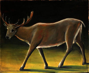 Running deer - Niko Pirosmani