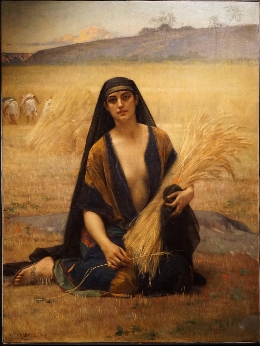 Ruth gleaning by Alexandre Cabanel — hand-painted cultural oil painting reproduction on canvas