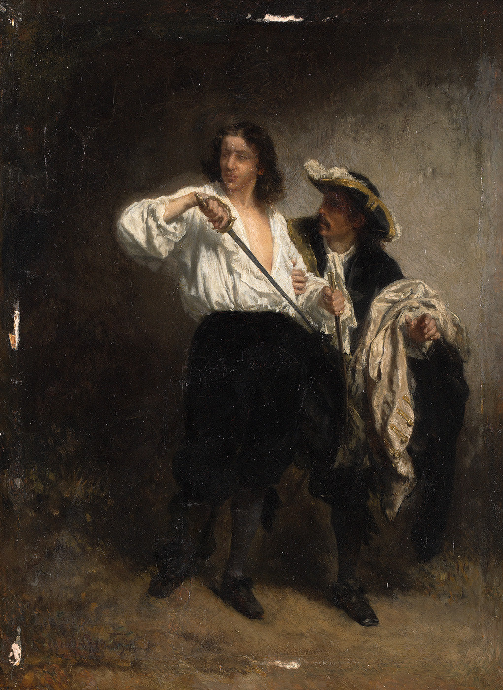 The Duel - August von Pettenkofen