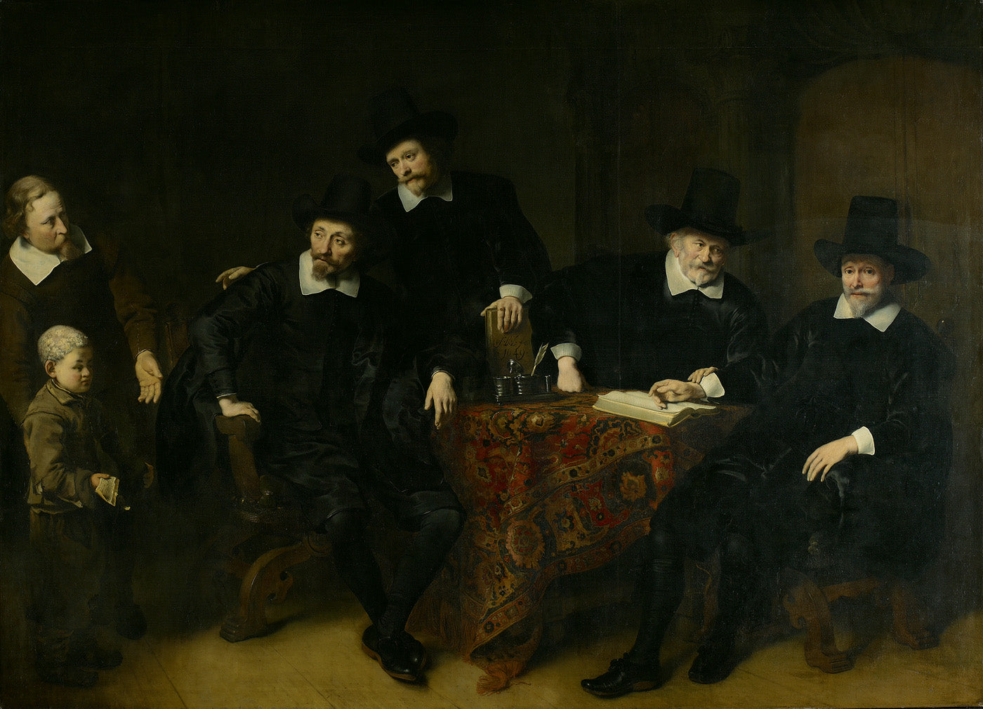 Four Governors of the Amsterdam Leper Asylum - Ferdinand Bol