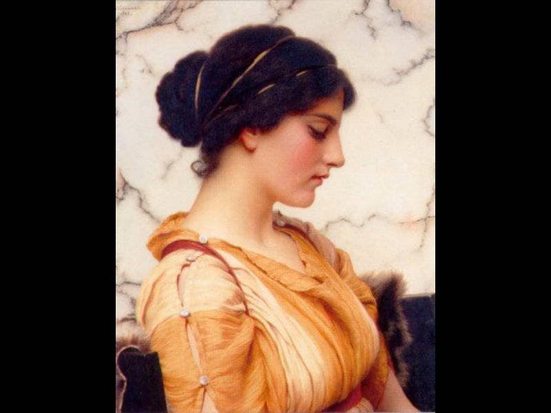 Sabinella by John William Godward — hand-painted portrait oil painting reproduction on canvas