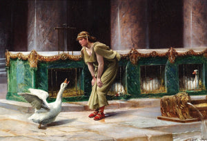 Sacred Geese of the Capitol - Henri-Paul Motte