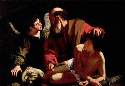 Sacrifice of Isaac in home office