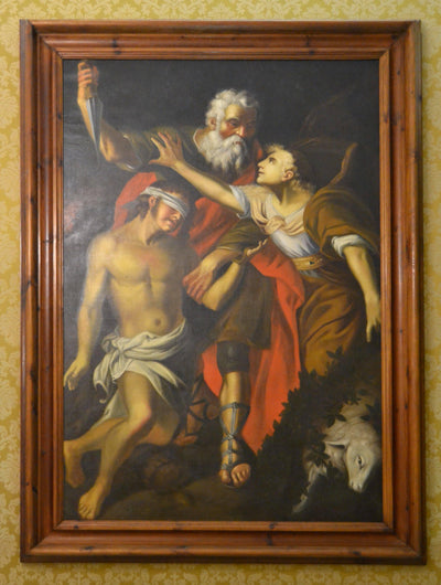 Sacrifice of Isaacus by Joaquín Agrasot — oil painting reproduction