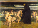 Sad Inheritance by Joaquín Sorolla — seascapes oil painting wall art, Impressionism