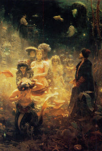 Sadko by Ilya Repin — hand-painted fantasy oil painting reproduction on canvas