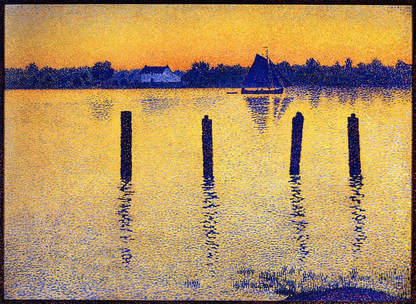 Sailboats on the River Scheldt