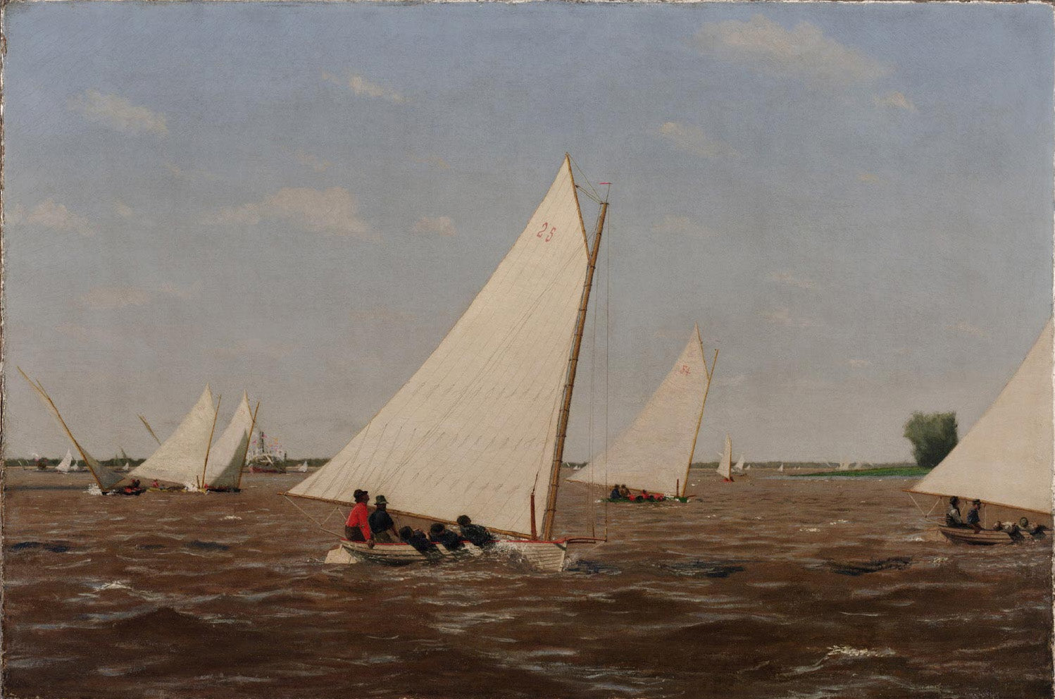 Sailboats Racing on the Delaware - Thomas Eakins