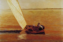 Sailing by Thomas Eakins — ships oil painting wall art, Realism
