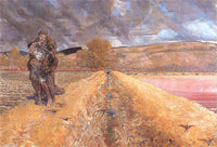 Saint Agnes by Jacek Malczewski — hand-painted landscape oil painting reproduction on canvas