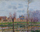 Saint Cyr du Vaudreuil by Gustave Loiseau — hand-painted architectural oil painting reproduction on canvas
