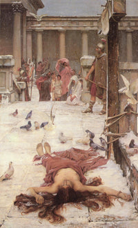Saint Eulalia by John William Waterhouse — hand-painted animal oil painting reproduction on canvas