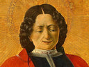 Saint Florian (detail) by Francesco del Cossa — female oil painting wall art, Early Renaissance
