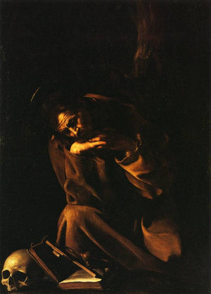 Saint Francis in Meditation - Caravaggio