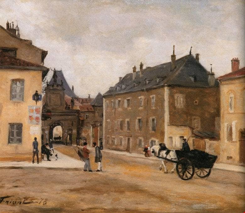 Saint George's Gate by Émile Friant — hand-painted landscape oil painting reproduction on canvas