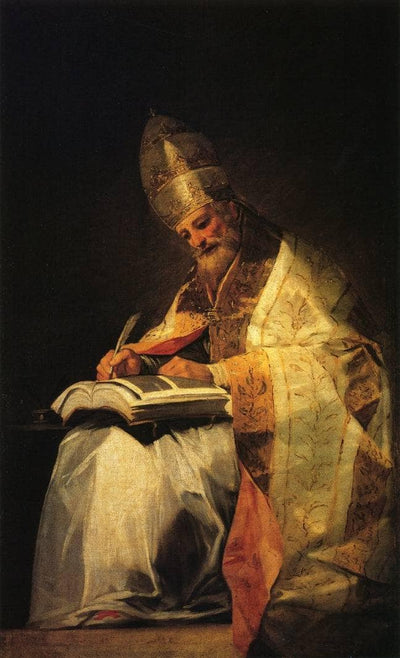 Saint Gregory in dining room