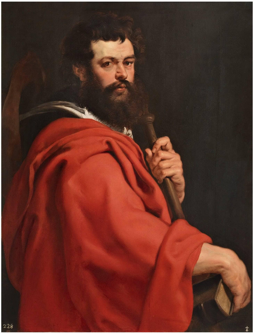 Saint James the Greater by Peter Paul Rubens — hand-painted portrait oil painting reproduction on canvas
