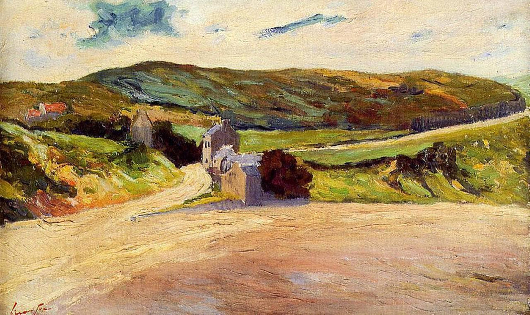 Saint-Jean-du-Doigt by Maxime Maufra — hand-painted architectural oil painting reproduction on canvas