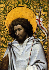 Saint John the Baptist by Robert Campin — hand-painted cultural oil painting reproduction on canvas