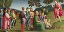 Saint John the Baptist Preaching by Raphael, group oil painting wall art, High Renaissance