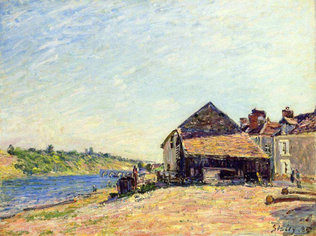 Saint Mammes - Alfred Sisley