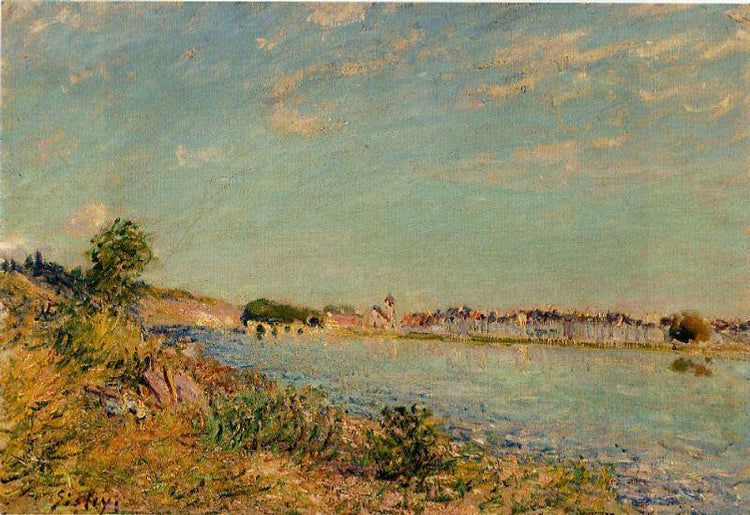 Saint Mammes - Alfred Sisley