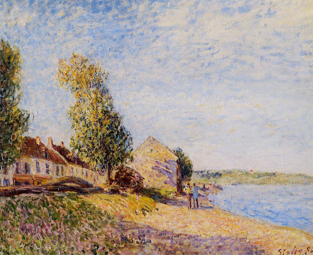 Saint Mammes - Alfred Sisley