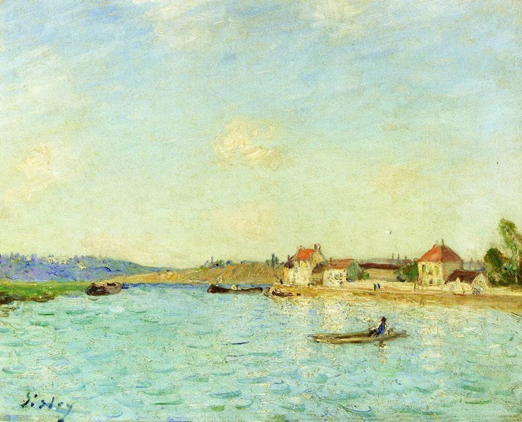 Saint Mammes - Alfred Sisley