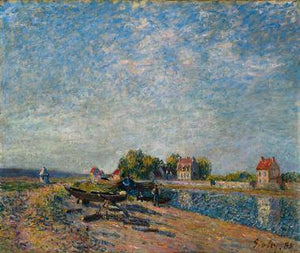 Saint Mammes, Loing Canal - Alfred Sisley