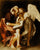 Saint Matthew and the Angel in study