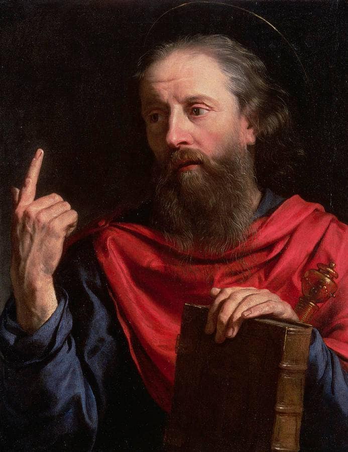 Saint Paul by Philippe de Champaigne — hand-painted portrait oil painting reproduction on canvas