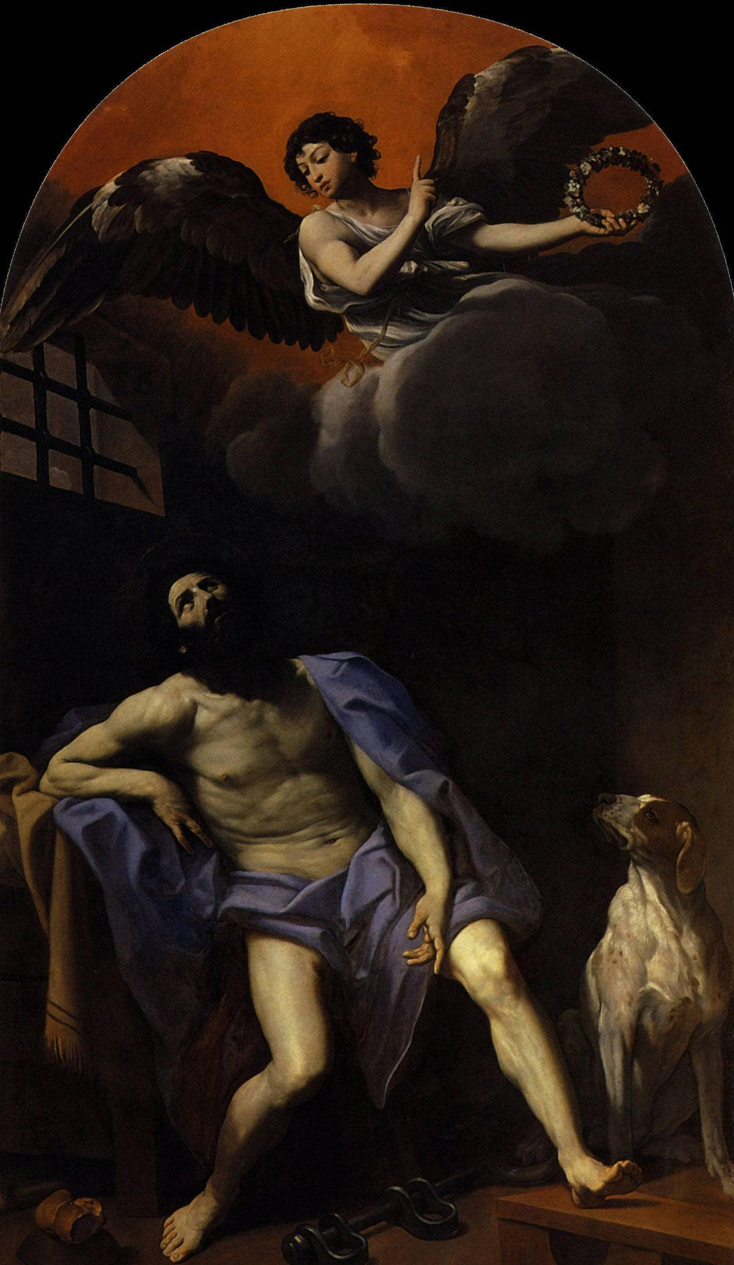 Saint Roch by Guido Reni — hand-painted cultural oil painting reproduction on canvas
