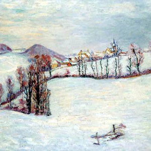 Saint-Sauves under the snow