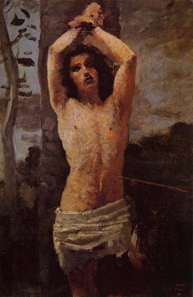 Saint Sebastian - Camille Corot